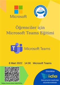 Öğrenciler ve Personel İçin Microsoft Teams Eğitimi 